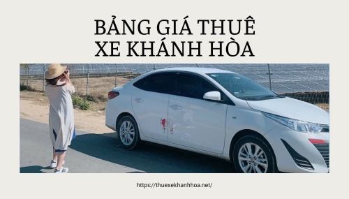 Bảng giá thuê xe Khánh Hòa