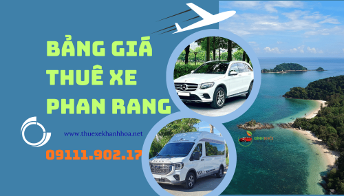 Bảng Giá Thuê Xe Phan Rang