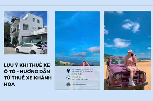 Lưu ý khi thuê xe 