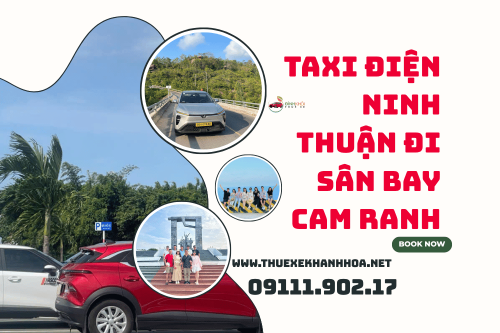 Taxi điện Ninh Thuận đi sân bay Cam Ranh