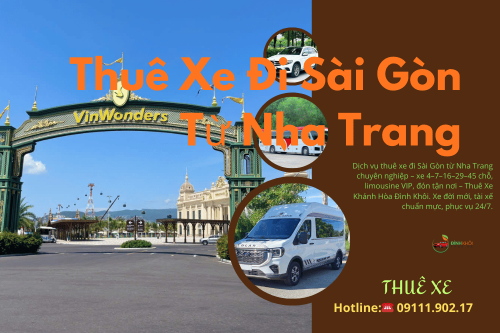 Thuê Xe Đi Sài Gòn Từ Nha Trang