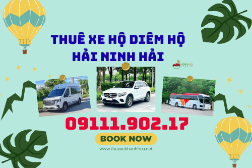 Thuê xe Hộ Diêm Hộ Hải Ninh Hải