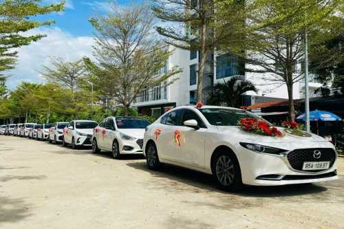 Thuê Xe Hoa Phan Rang Đón Rước Cô Dâu Chú Rể