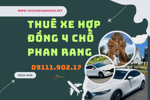 Thuê xe hợp đồng 4 chỗ phan rang