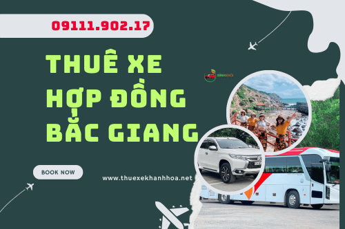 Thuê xe hợp đồng Bắc Giang
