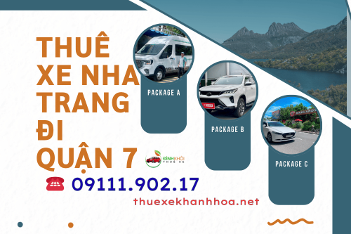 Thuê xe Nha Trang đi quận 7