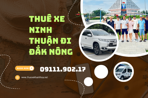 Thuê xe Ninh Thuận đi Đắk Nông