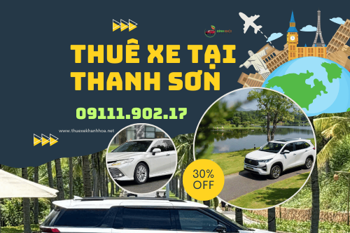 Thuê xe tại Thanh Sơn