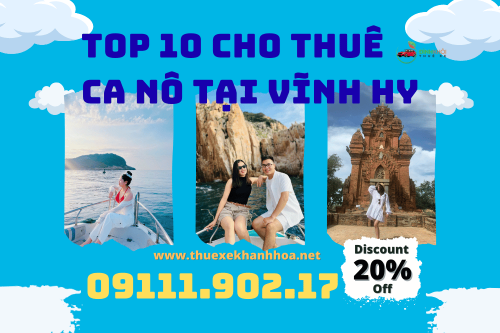 Top 10 cho thuê ca nô tại vĩnh hy 
