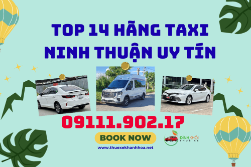 Top 14 hãng Taxi Ninh Thuận Uy Tín
