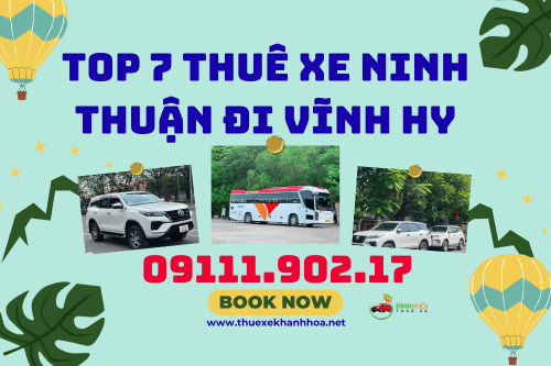 Top 7 thuê xe ninh thuận đi vĩnh hy