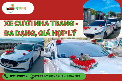 Xe Cưới Nha Trang – Đa Dạng, Giá Hợp Lý