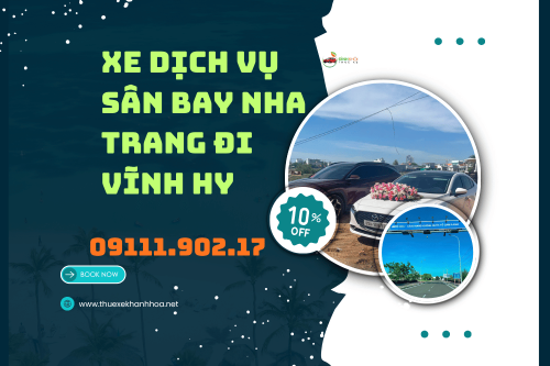 Xe Dịch Vụ Sân Bay Nha Trang Đi Vĩnh Hy