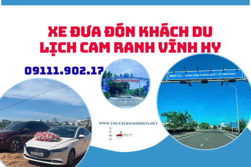 Xe Đưa Đón Khách Du Lịch Cam Ranh Vĩnh Hy