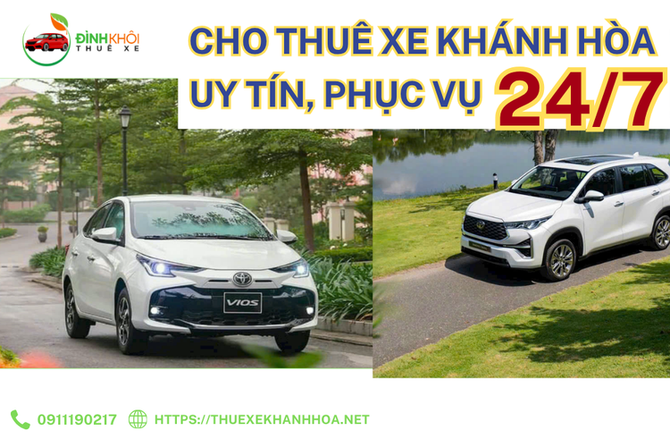 Cho Thuê Xe Khánh Hòa Uy Tín, Phục Vụ 24/7 – Giải Pháp Di Chuyển An Toàn, Tiện Lợi