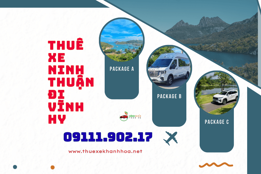 Thuê xe ninh thuận đi vĩnh hy