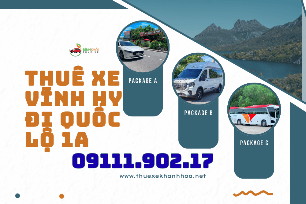 Thuê xe vĩnh hy đi quốc lộ 1A