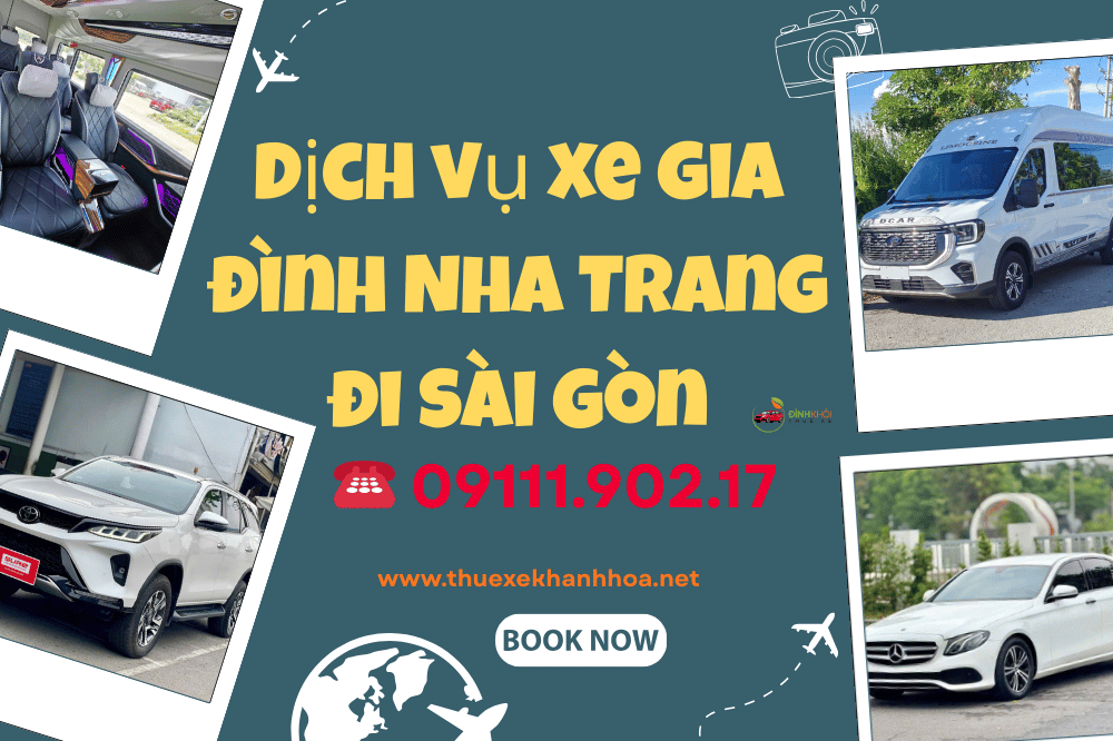 Dịch vụ xe gia đình Nha Trang đi Sài Gòn