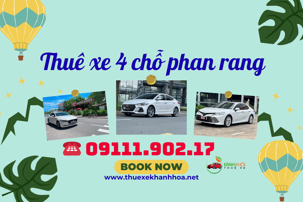 Thuê xe 4 chỗ phan rang