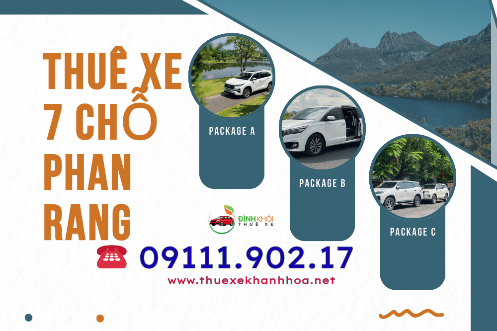 Thuê xe 7 chỗ phan rang