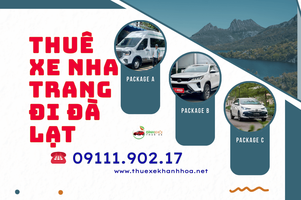 Thuê xe Nha Trang đi Đà Lạt