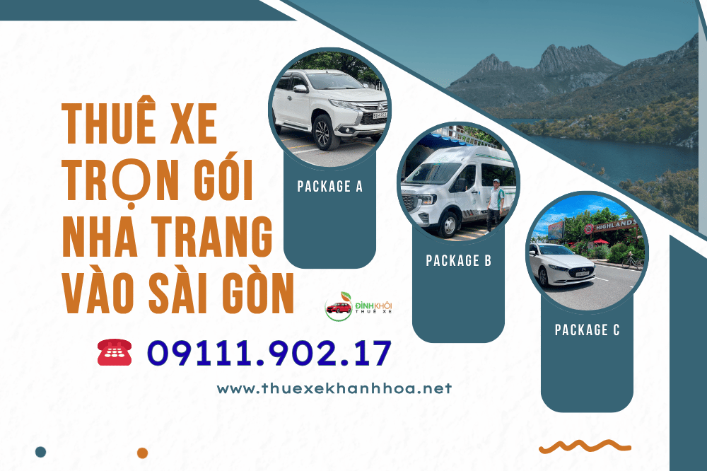 Thuê xe trọn gói Nha Trang vào Sài Gòn