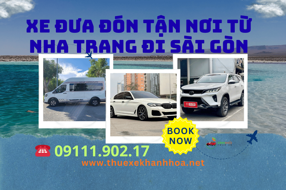 Xe đưa đón tận nơi từ Nha Trang đi Sài Gòn