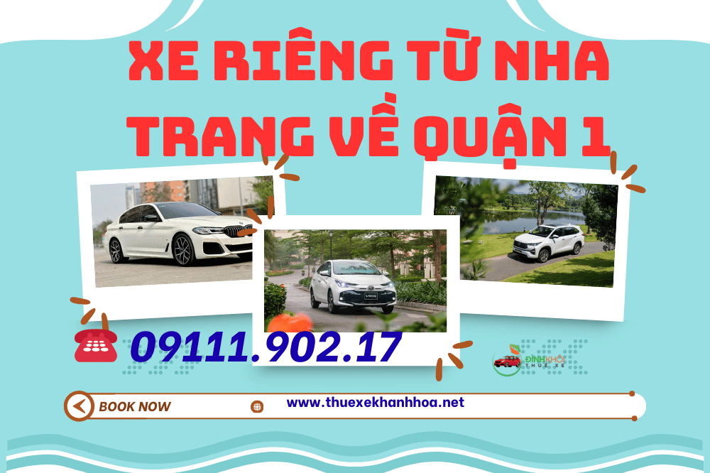 Xe riêng từ Nha Trang về quận 1