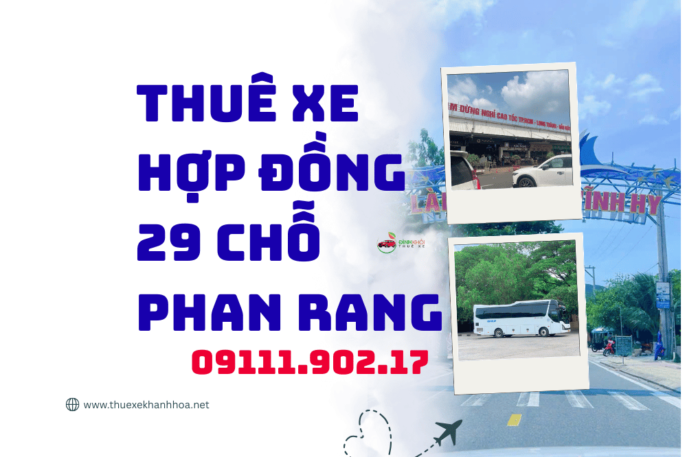 Thuê xe hợp đồng 29 chỗ phan rang