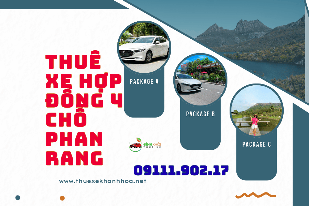 Thuê xe hợp đồng 4 chỗ phan rang