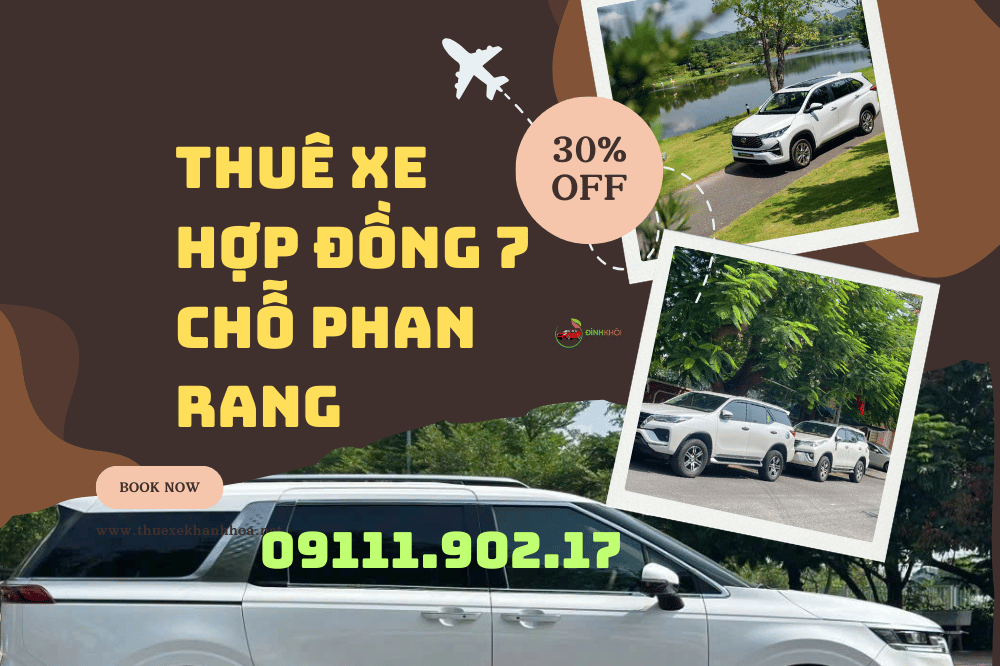 Thuê xe hợp đồng 7 chỗ phan rang
