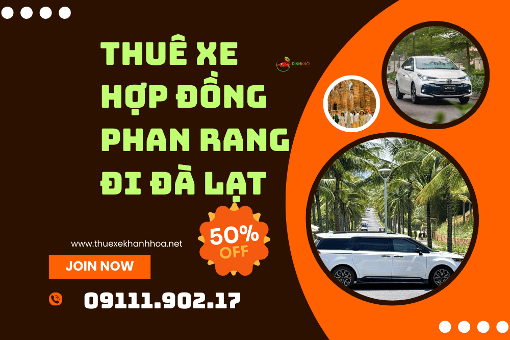 Thuê xe hợp đồng phan rang đi đà lạt
