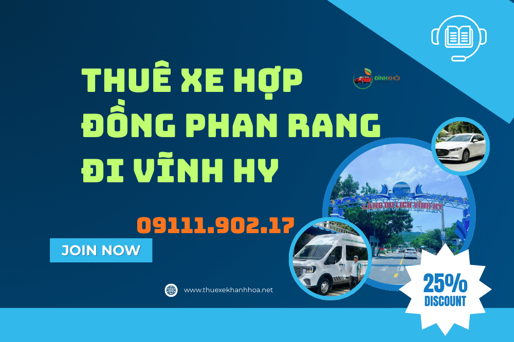 Thuê xe hợp đồng phan rang đi vĩnh hy