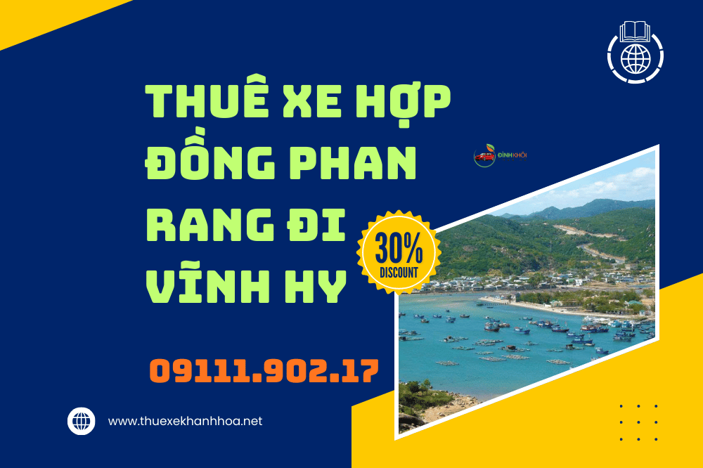 Thuê xe hợp đồng phan rang đi vĩnh hy