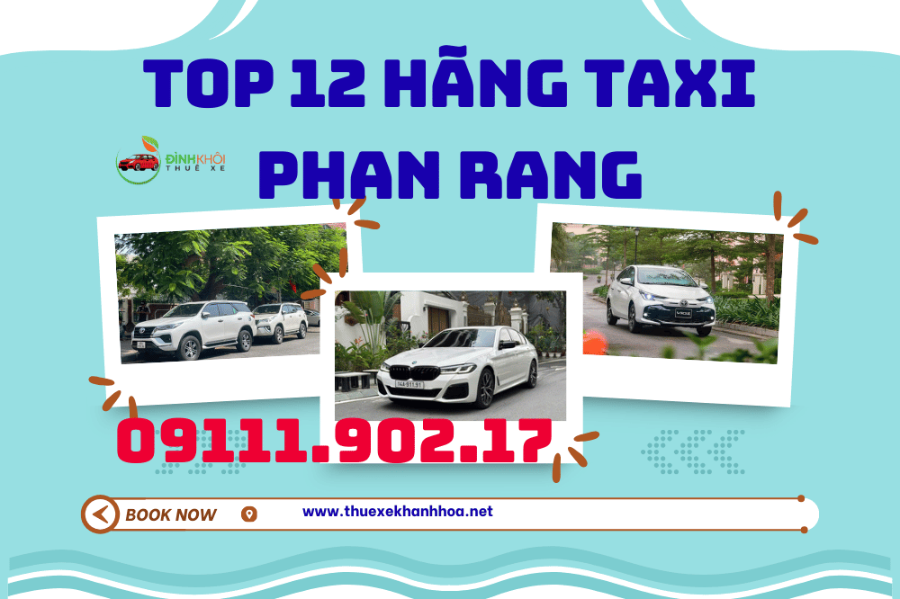 Top 12 hãng taxi phan rang