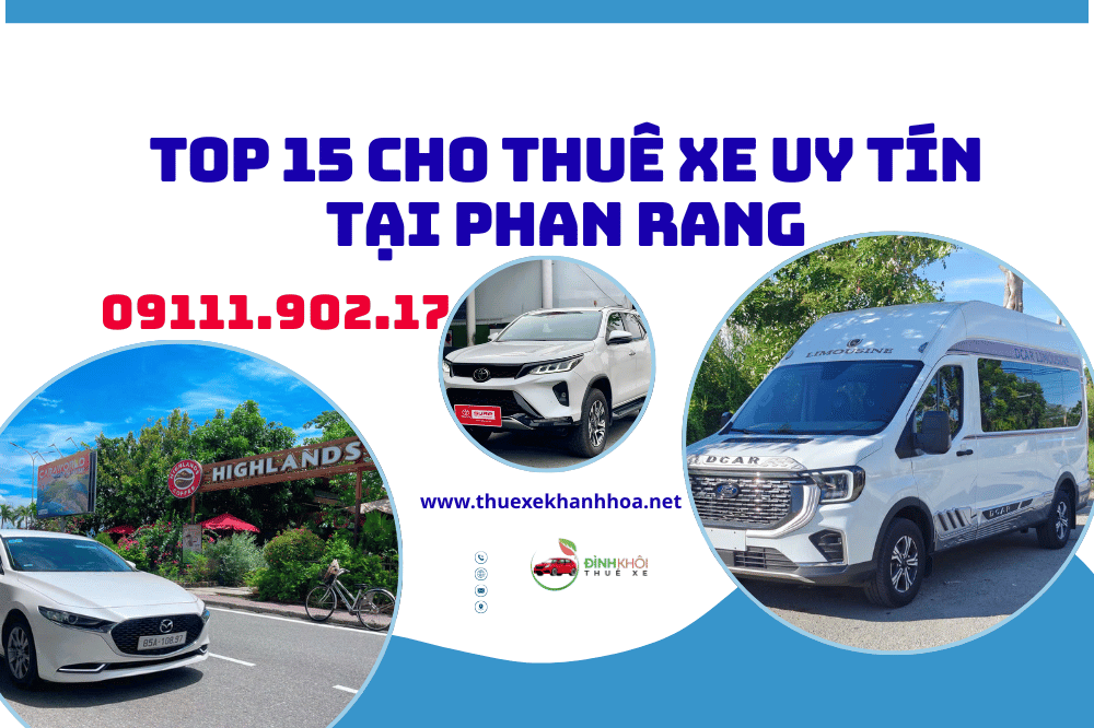 Top 15 cho thuê xe uy tín tại phan rang