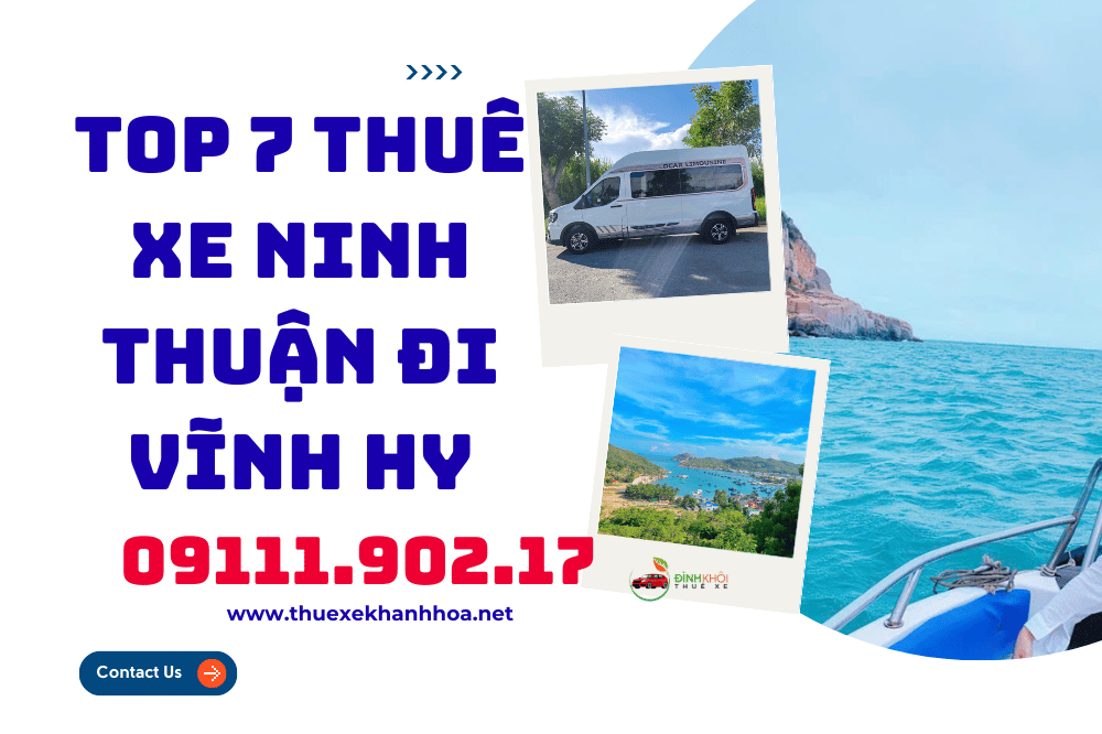Top 7 thuê xe ninh thuận đi vĩnh hy