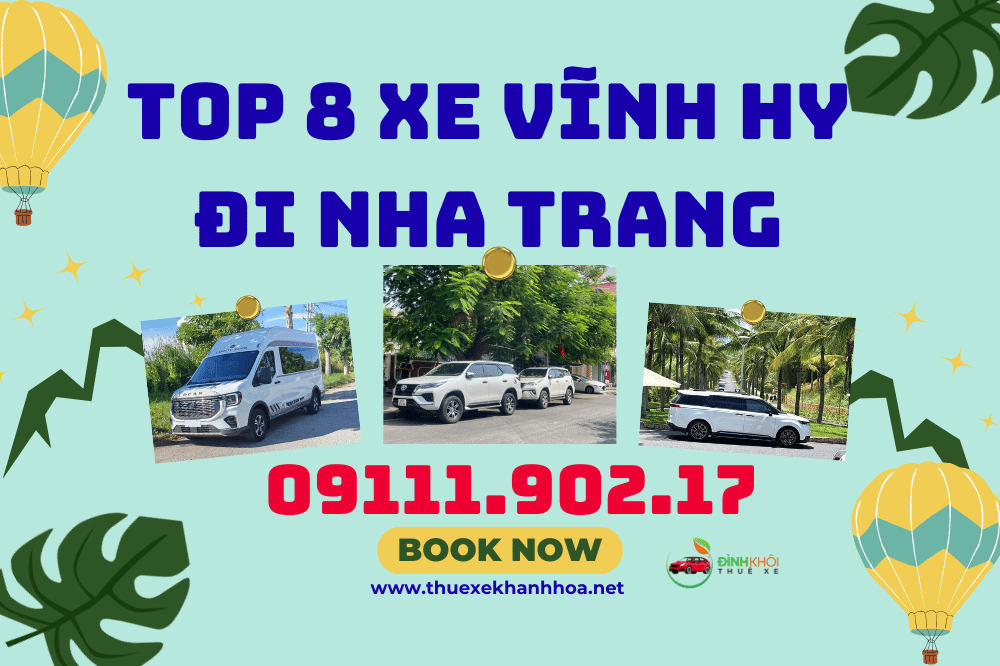 Top 8 xe vĩnh hy đi nha trang