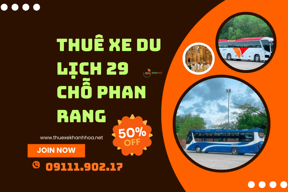 Thuê xe du lịch 29 chỗ phan rang