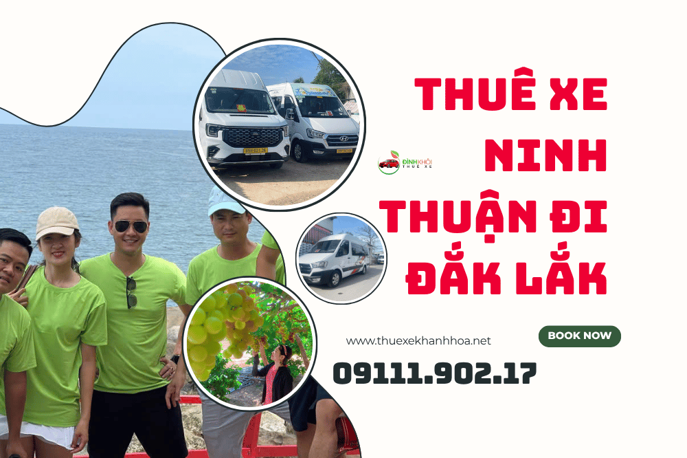 Thuê xe Ninh Thuận đi Đắk Lắk