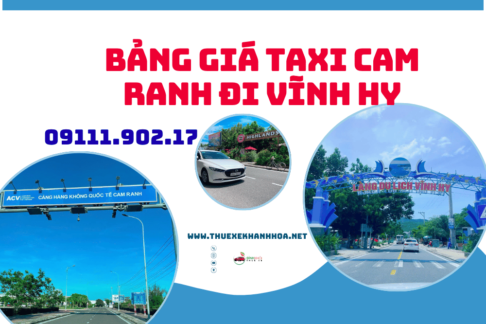 Bảng Giá Taxi Cam Ranh Đi Vĩnh Hy