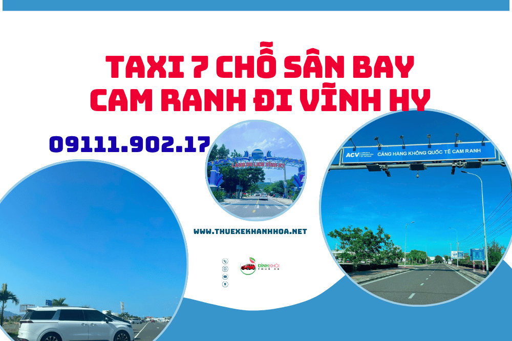 Taxi 7 Chỗ Sân Bay Cam Ranh Đi Vĩnh Hy