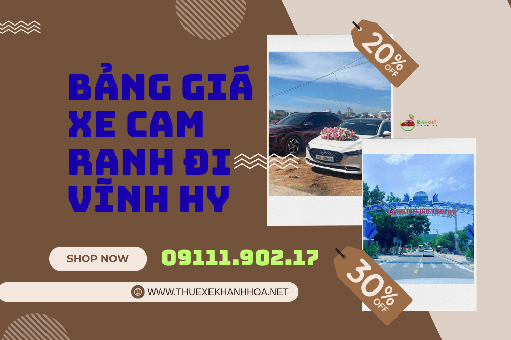 Bảng Giá Xe Cam Ranh Đi Vĩnh Hy