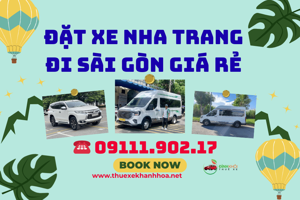 Đặt xe Nha Trang đi Sài Gòn giá rẻ