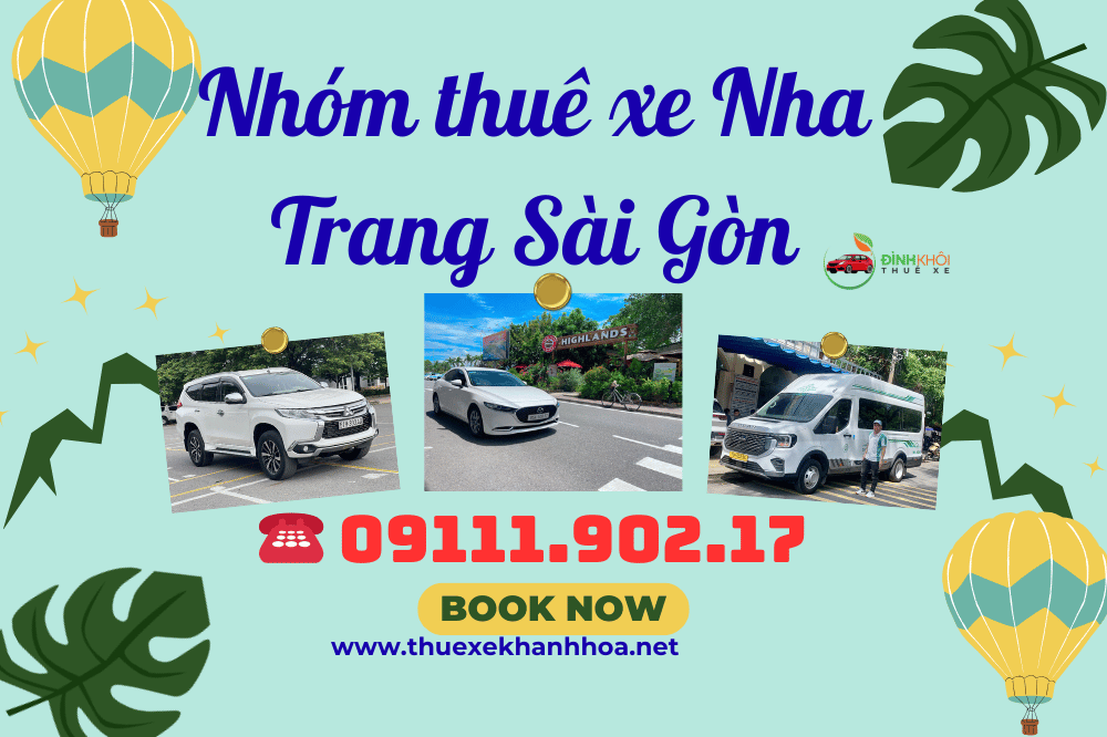 Nhóm thuê xe Nha Trang Sài Gòn