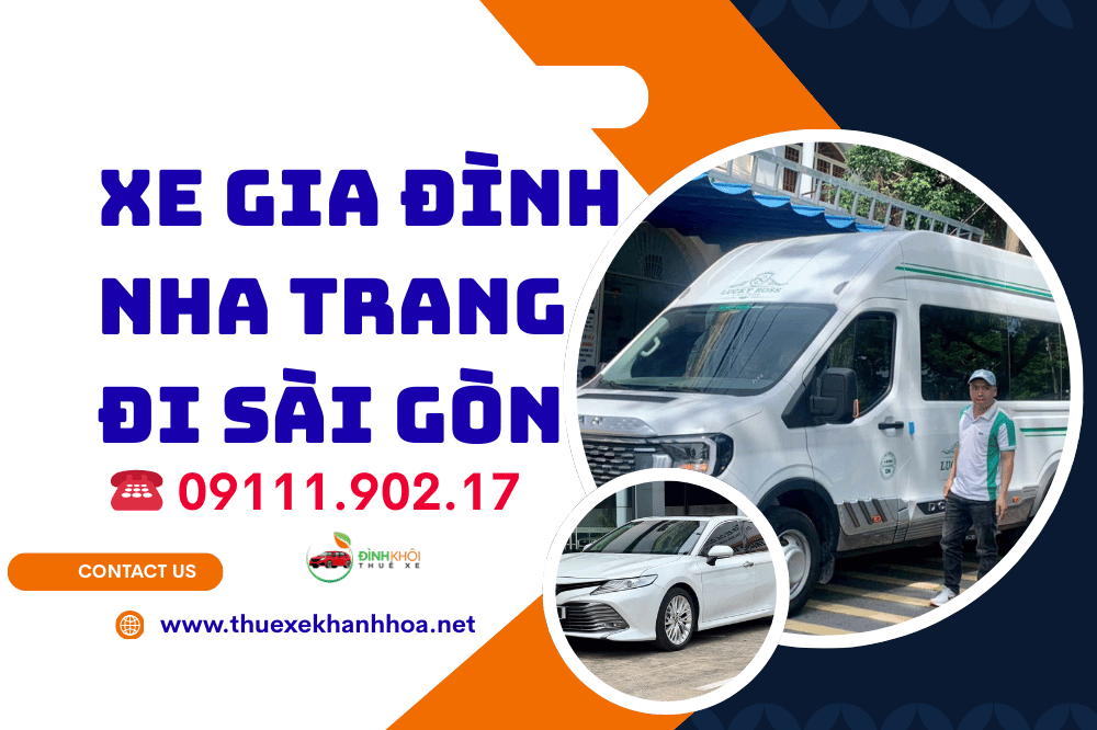 Xe gia đình Nha Trang đi Sài Gòn