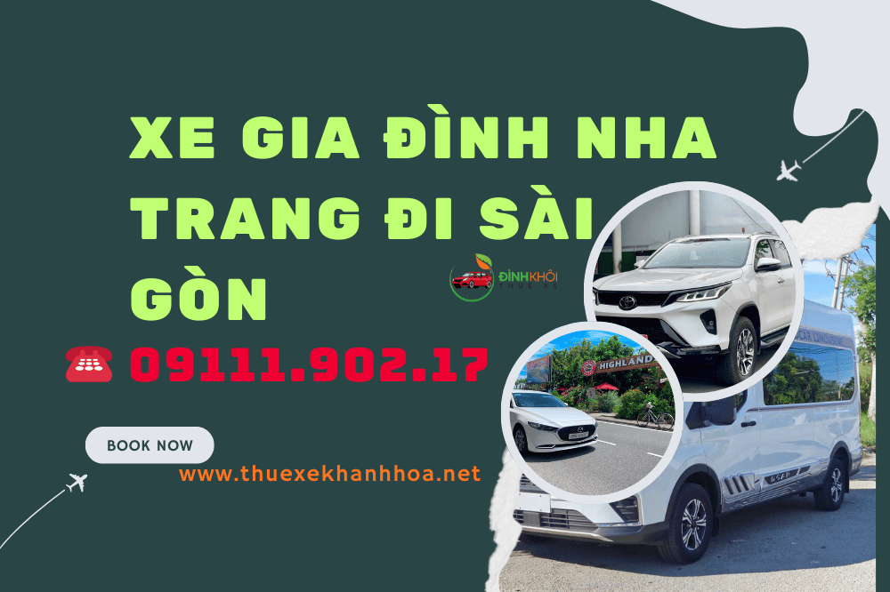 Xe gia đình Nha Trang đi Sài Gòn
