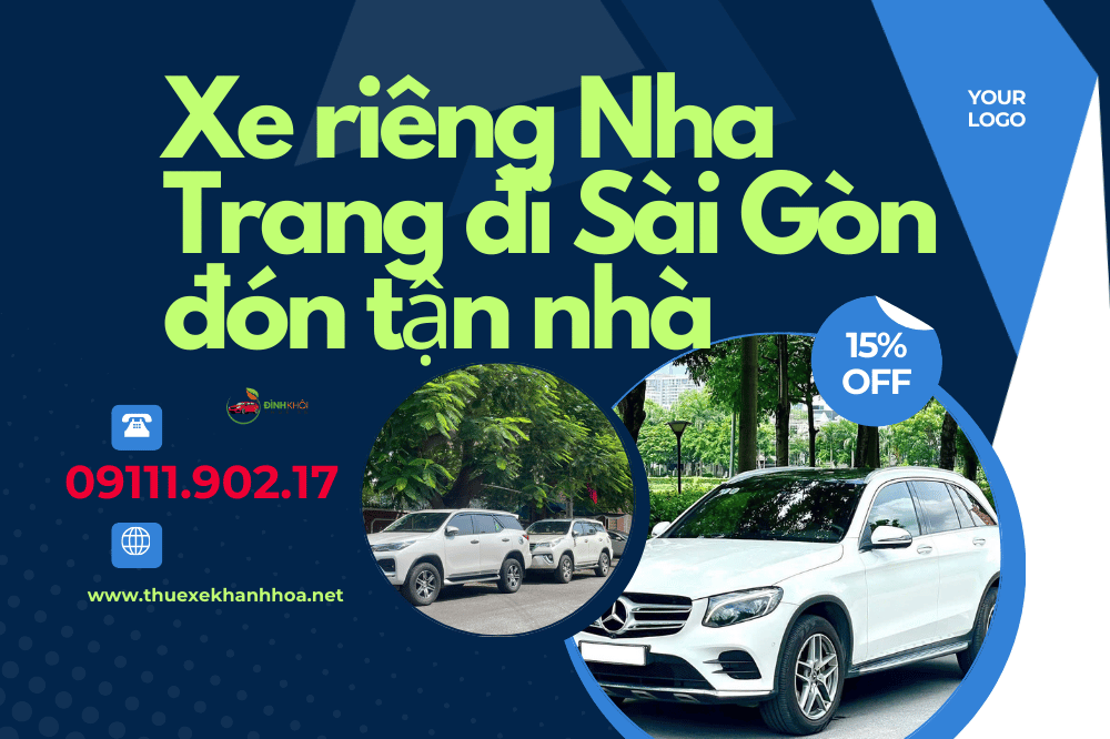 Xe riêng Nha Trang đi Sài Gòn đón tận nhà