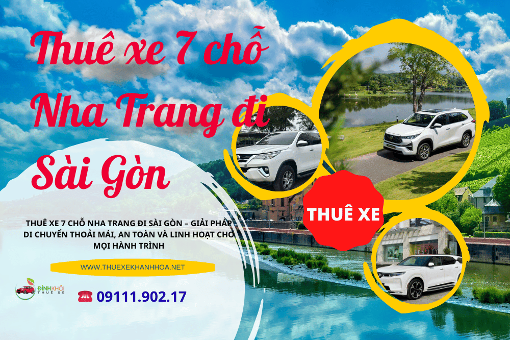Thuê xe 7 chỗ Nha Trang đi Sài Gòn