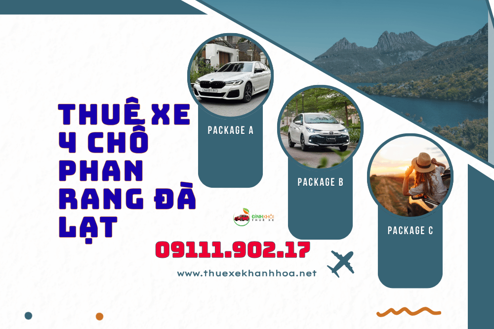 Thuê xe 4 chỗ Phan Rang Đà Lạt